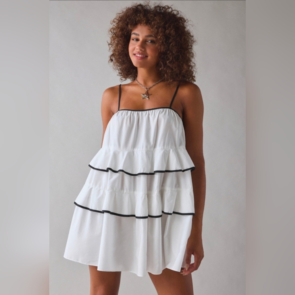 Sister Jane Gabriel Tiered Mini Babydoll Dress